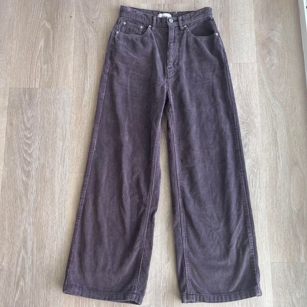 BDG Women's Brown and Purple Trousers